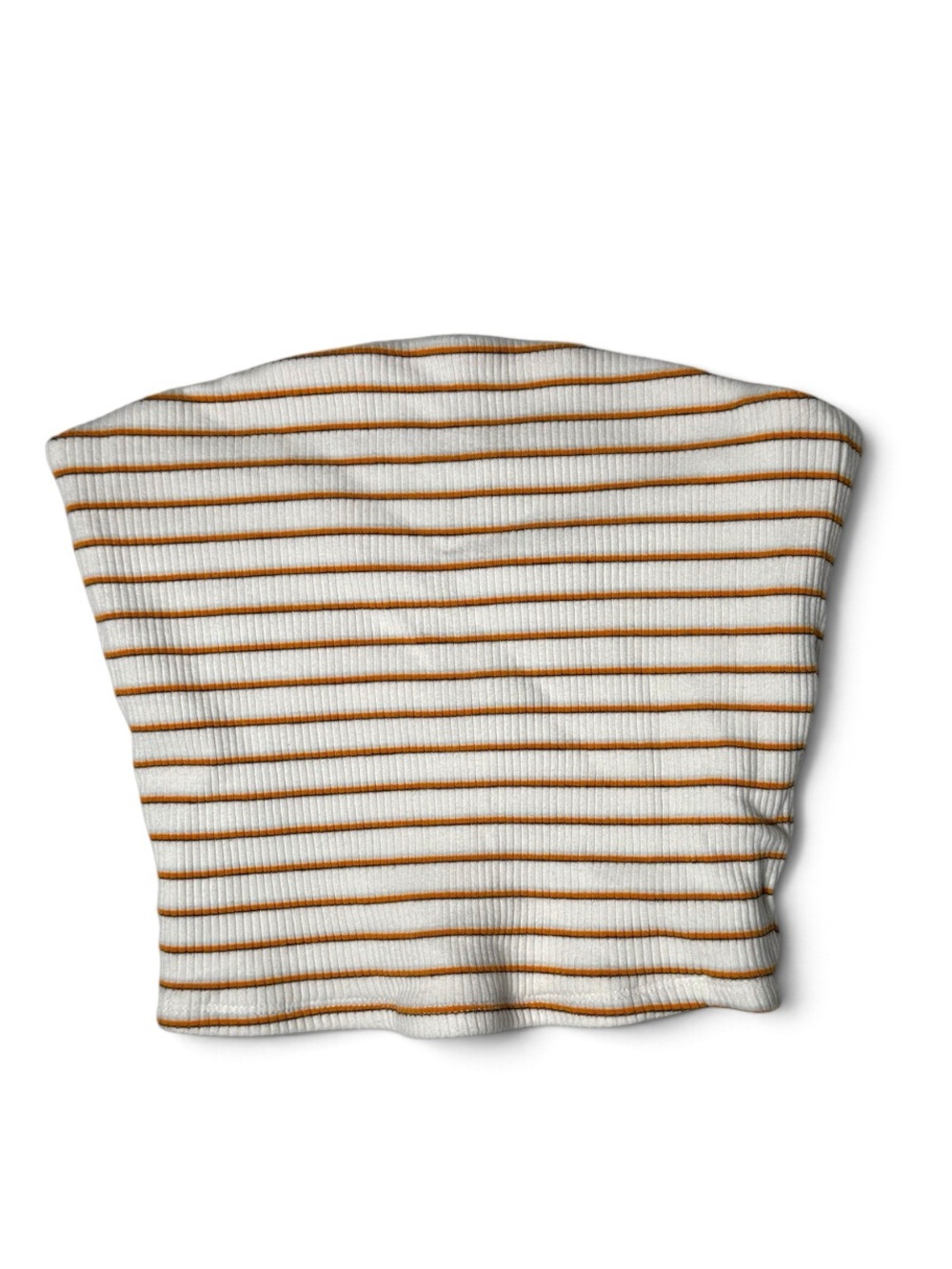 Garage Striped Ribbed Tube Top- small